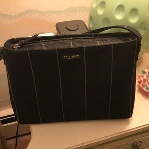 Kate spade black wool bag